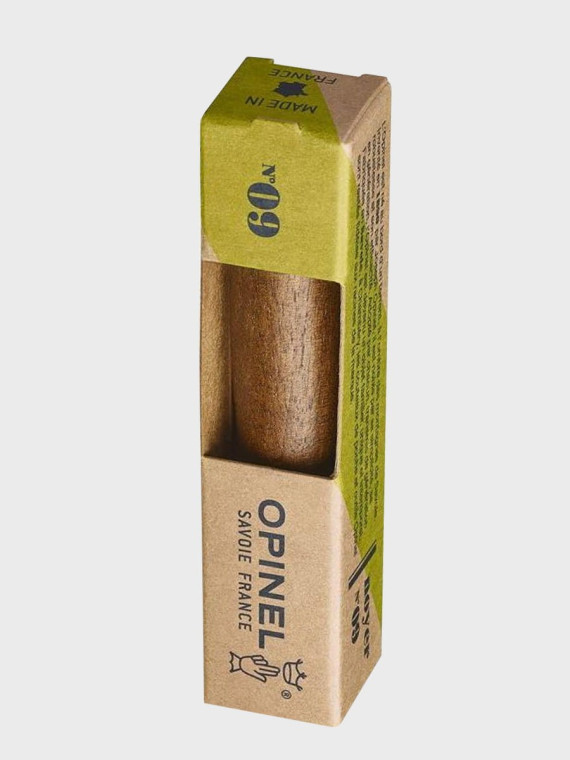 OPINEL NÓŻ SKŁADANY INOX No.9 Walnut Turystyczny Rękojeść Drewno z Orzecha