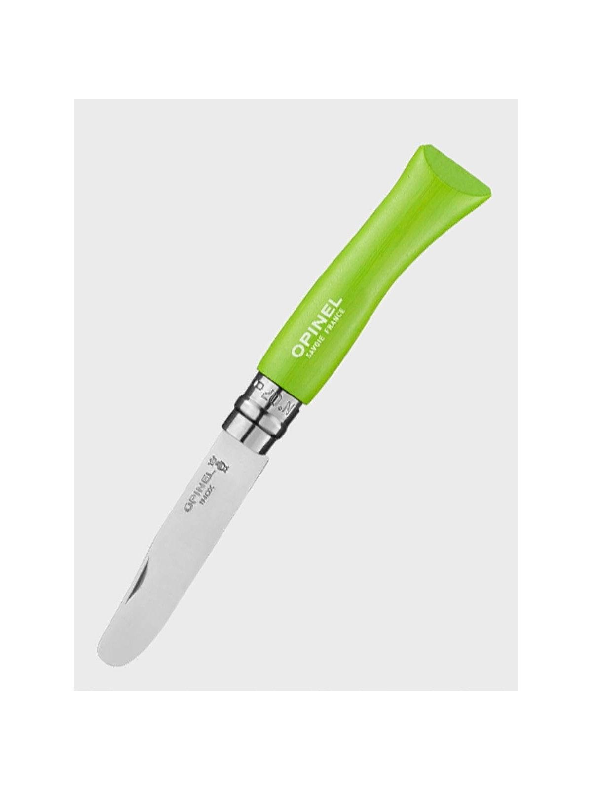OPINEL Nóż składany scyzoryk drewniany dla dzieci My First 07 zielony