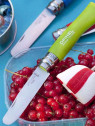 OPINEL Nóż składany scyzoryk drewniany dla dzieci My First 07 zielony
