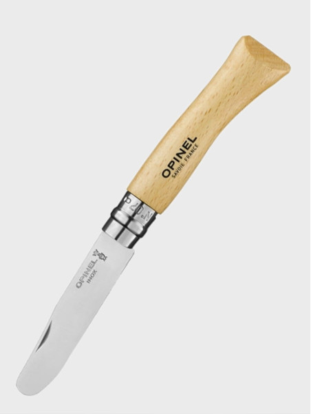 OPINEL Nóż składany scyzoryk drewniany dla dzieci My First 07 naturalny