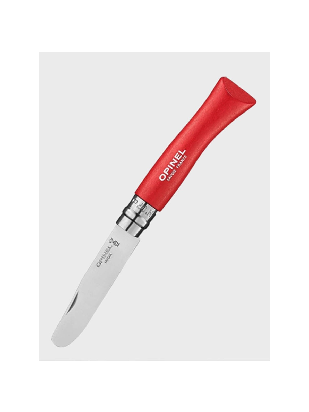 OPINEL Nóż składany scyzoryk drewniany dla dzieci My First 07 czerwony