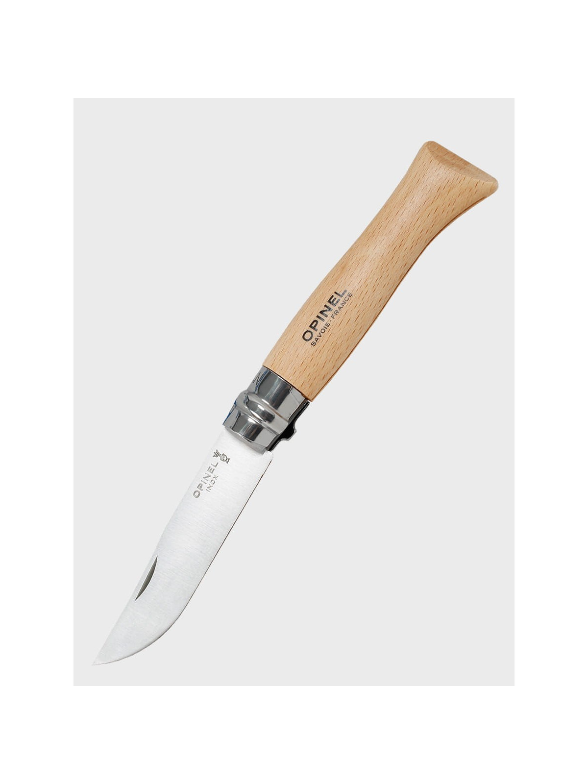 OPINEL NÓŻ SKŁADANY SCYZORYK DREWNIANY No. 10 INOX Blister