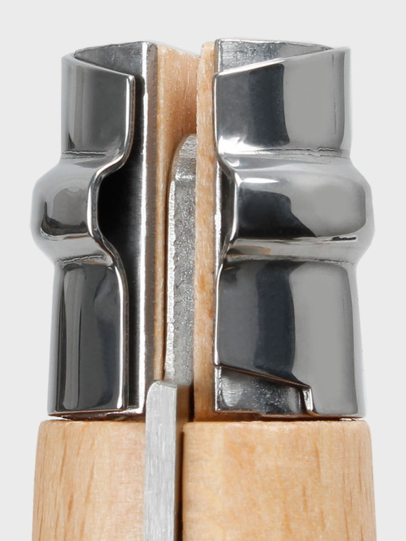 OPINEL NÓŻ SKŁADANY SCYZORYK DREWNIANY No. 10 INOX Blister