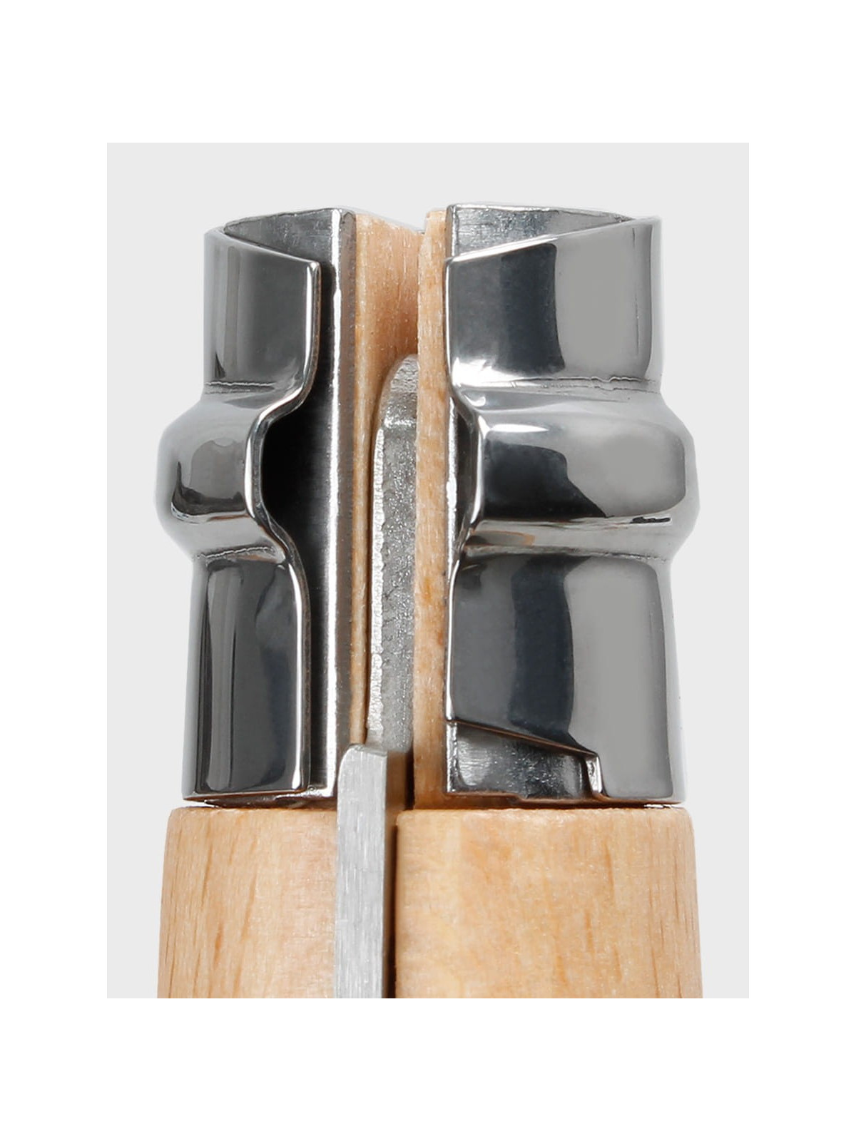 OPINEL NÓŻ SKŁADANY SCYZORYK DREWNIANY No. 10 INOX Blister