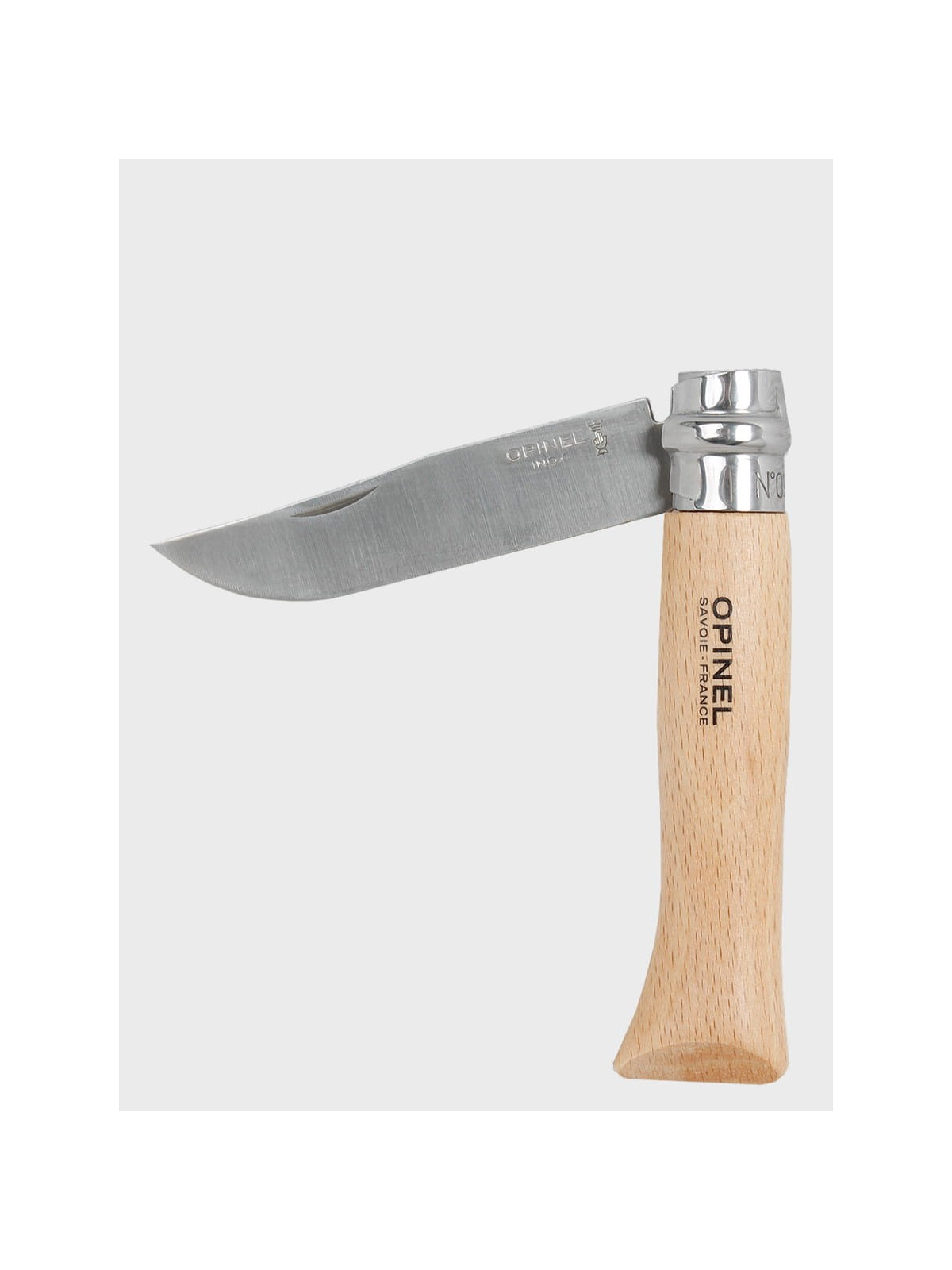 OPINEL NÓŻ SKŁADANY SCYZORYK DREWNIANY INOX No. 8 Blister