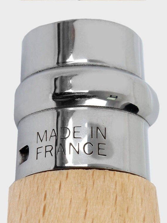OPINEL NÓŻ SKŁADANY SCYZORYK DREWNIANY INOX No. 8 Blister
