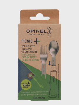OPINEL NIEZBĘDNIK ŁYŻKA WIDELEC NOMAD PLUS PICNIC 002501