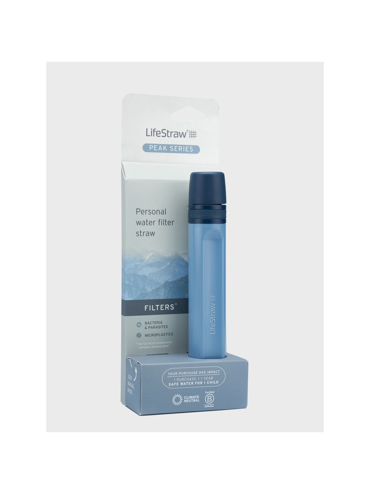 LifeStraw Filtr uzdatniający do wody Peak Personal Niebieski
