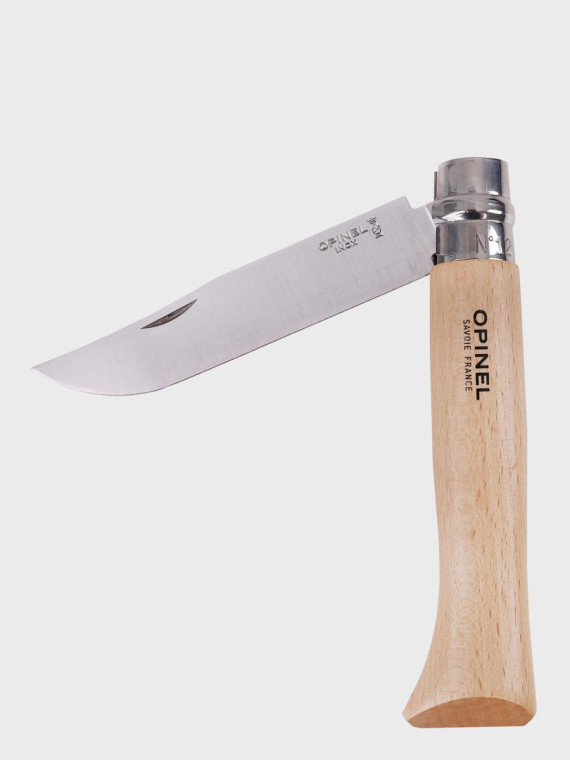 OPINEL NÓŻ SKŁADANY SCYZORYK DREWNIANY No. 12  INOX 