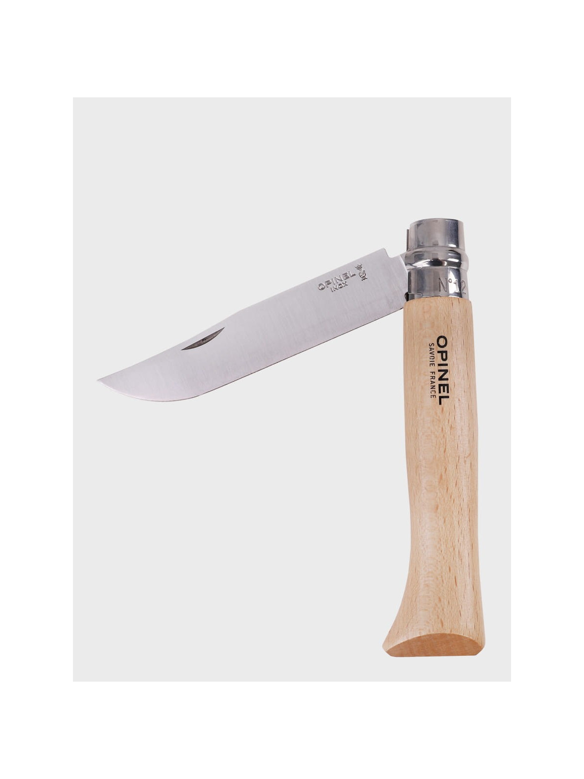 OPINEL NÓŻ SKŁADANY SCYZORYK DREWNIANY No. 12  INOX 