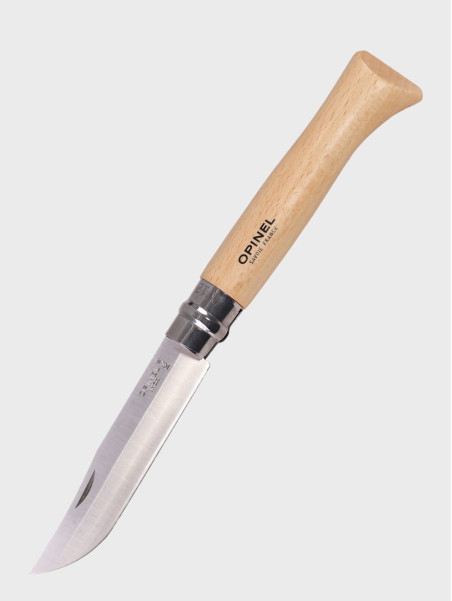 OPINEL NÓŻ SKŁADANY SCYZORYK DREWNIANY No. 12  INOX 