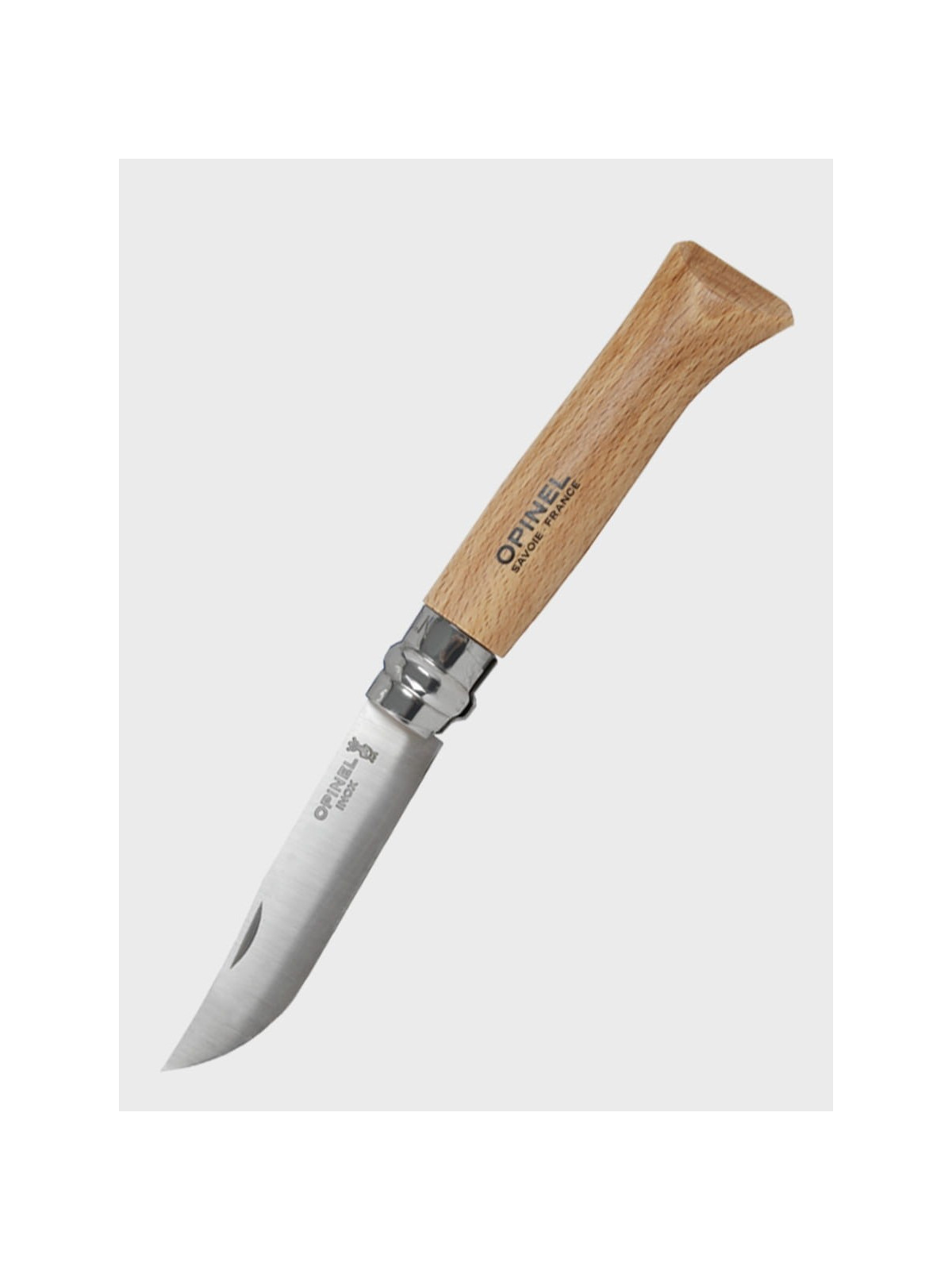 OPINEL NÓŻ SKŁADANY SCYZORYK DREWNIANY No. 8 INOX 