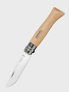 OPINEL NÓŻ SKŁADANY SCYZORYK DREWNIANY No. 7 INOX 