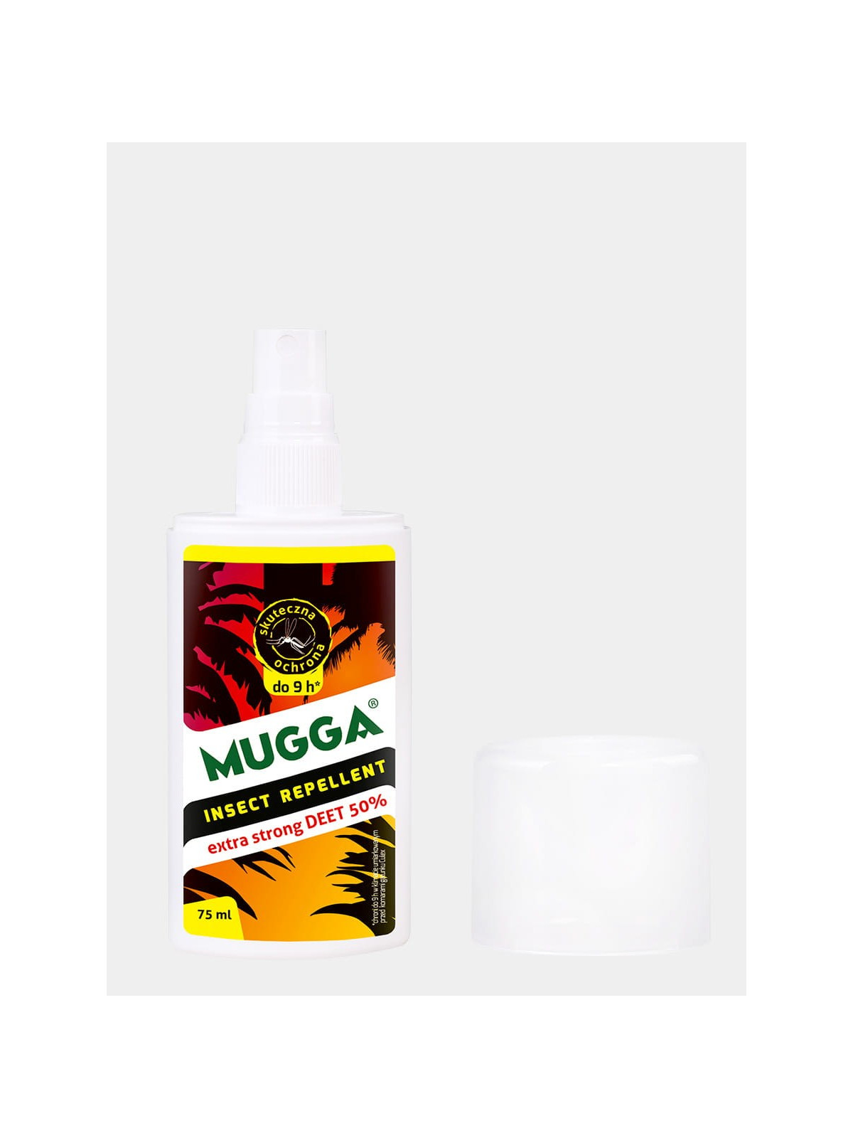 MUGGA ODSTRZASZACZ KLESZCZE KOMARY SPRAY 50% DEET
