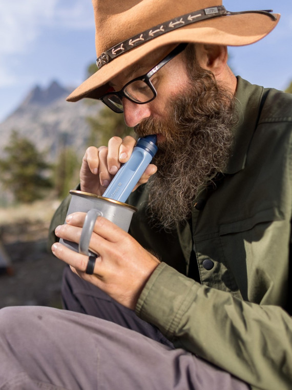 LifeStraw Filtr uzdatniający do wody Peak Personal Niebieski