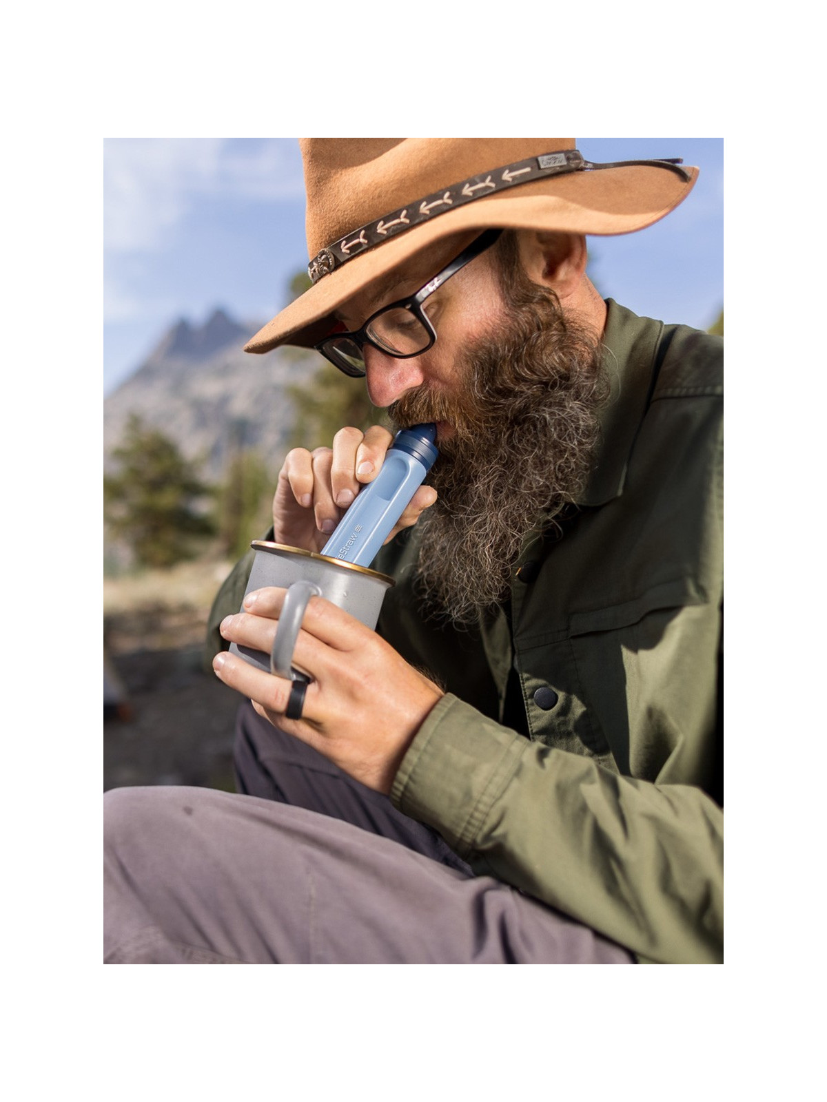 LifeStraw Filtr uzdatniający do wody Peak Personal Niebieski