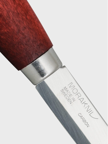 MORAKNIV Nóż Classic No 1/0 Carbon DREWNO BRZOZOWE + Kabura