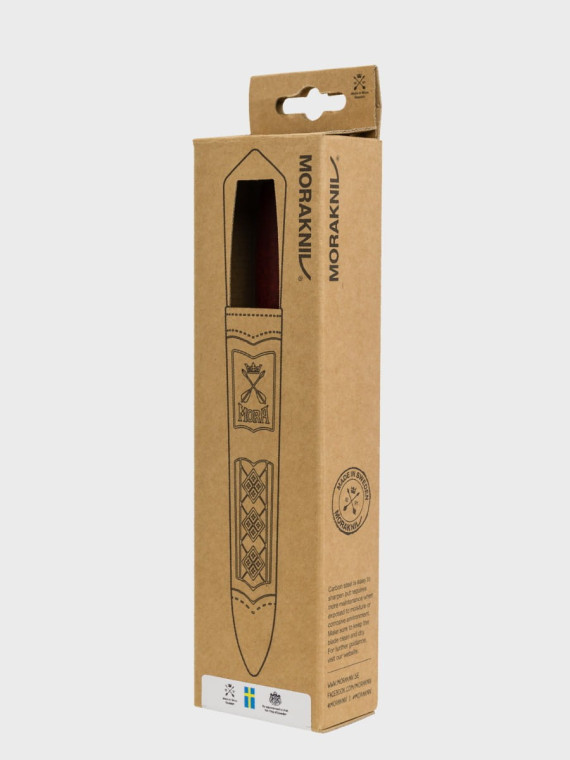 MORAKNIV Nóż Classic No 1/0 Carbon DREWNO BRZOZOWE + Kabura