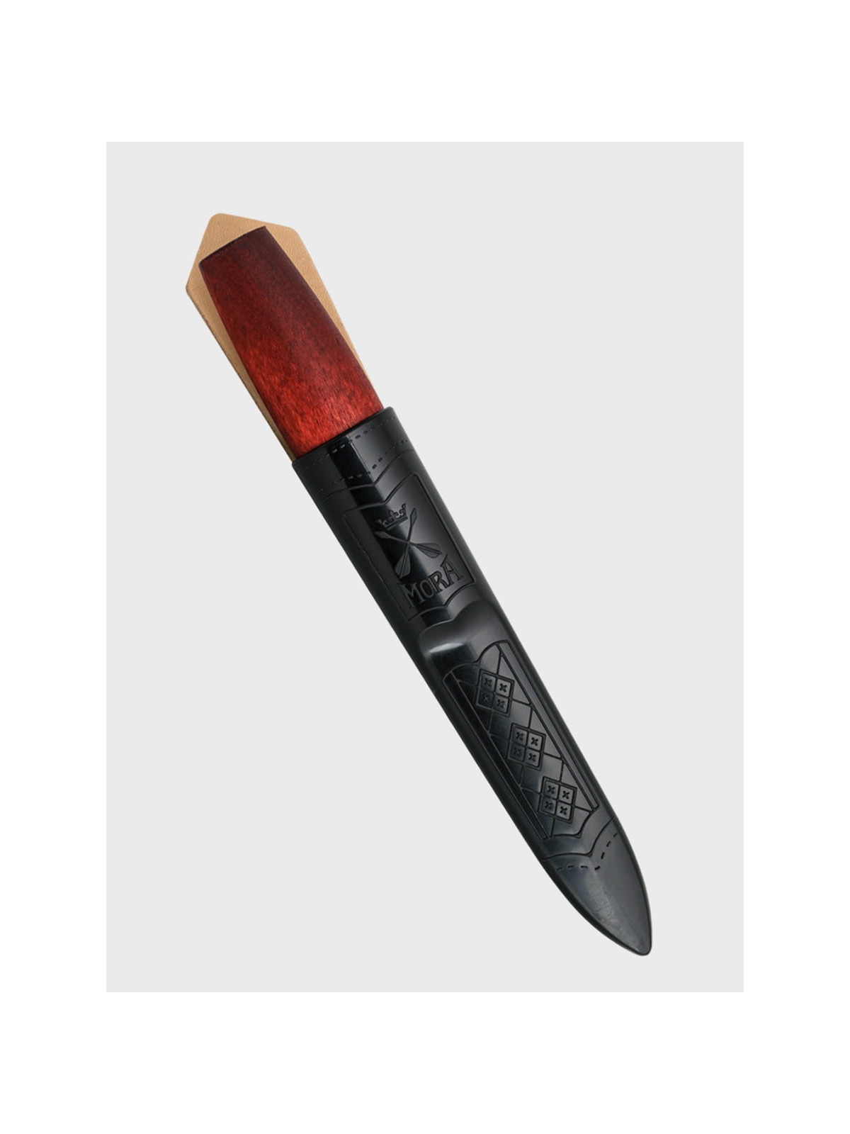 MORAKNIV Nóż Classic No 1/0 Carbon DREWNO BRZOZOWE + Kabura
