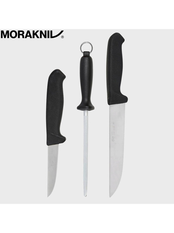 MORAKNIV Zestaw Noży Mora Butcher Kit Czarny