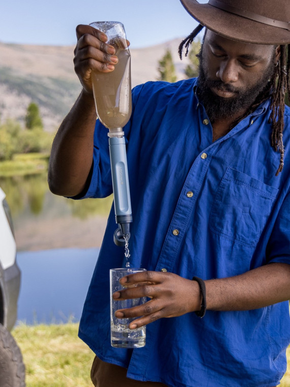 LifeStraw Filtr uzdatniający do wody Peak Personal Niebieski