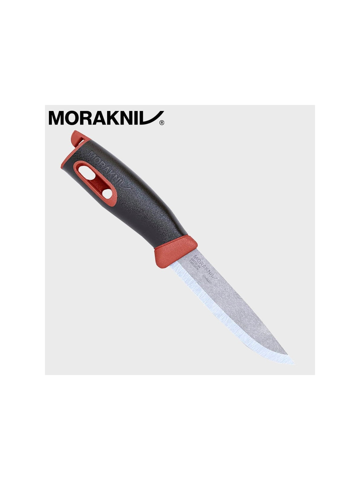 MORAKNIV NÓŻ COMPANION SPARK 13571 STAL NIERDZEWNA CZERWONY