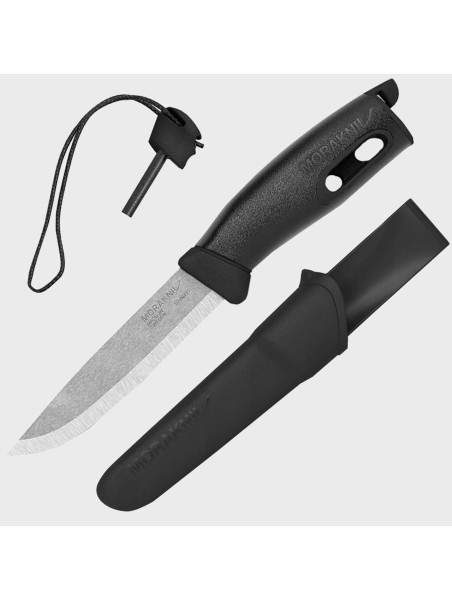 MORAKNIV NÓŻ COMPANION SPARK 13567 STAL NIERDZEWNA CZARNY