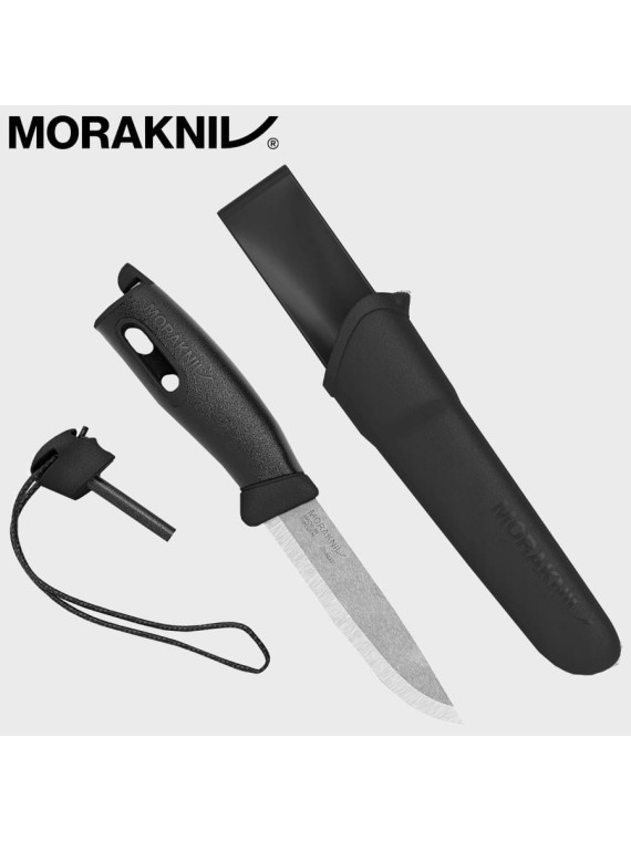 MORAKNIV NÓŻ COMPANION SPARK 13567 STAL NIERDZEWNA CZARNY