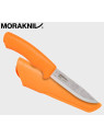 MORAKNIV NÓŻ BUSHCRAFT 12492 STAL NIERDZEWNA POMARAŃCZOWY
