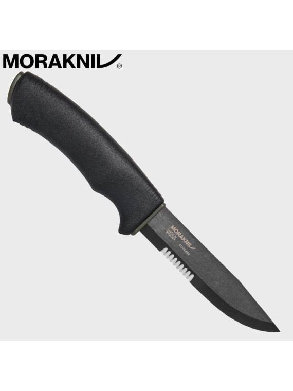 MORAKNIV NÓŻ BUSHCRAFT SRT 12491 STAL NIERDZEWNA CZARNY