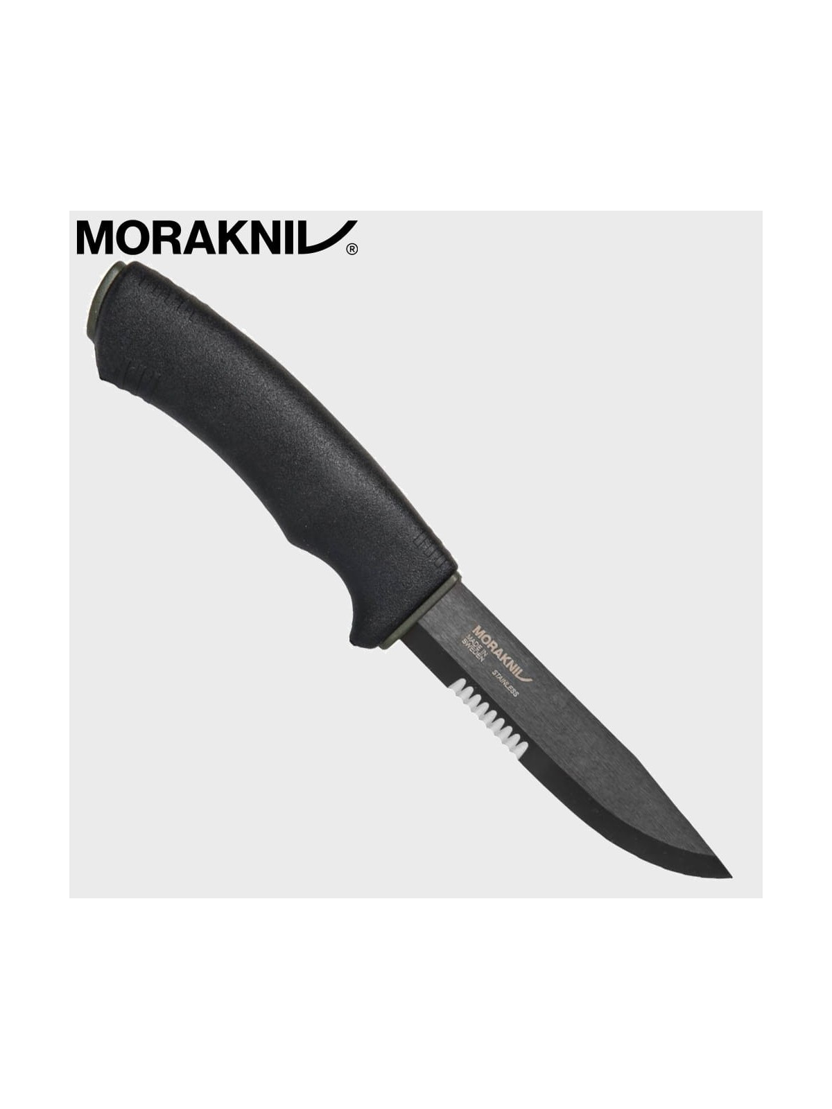 MORAKNIV NÓŻ BUSHCRAFT SRT 12491 STAL NIERDZEWNA CZARNY
