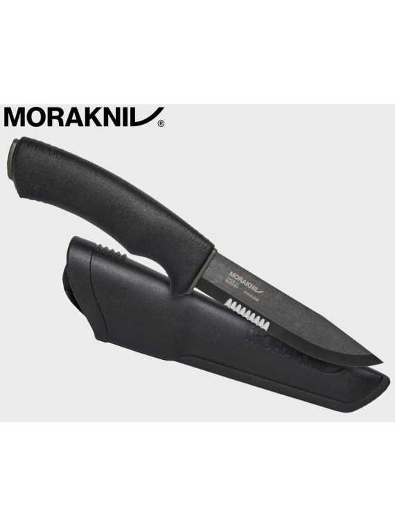 MORAKNIV NÓŻ BUSHCRAFT SRT 12491 STAL NIERDZEWNA CZARNY
