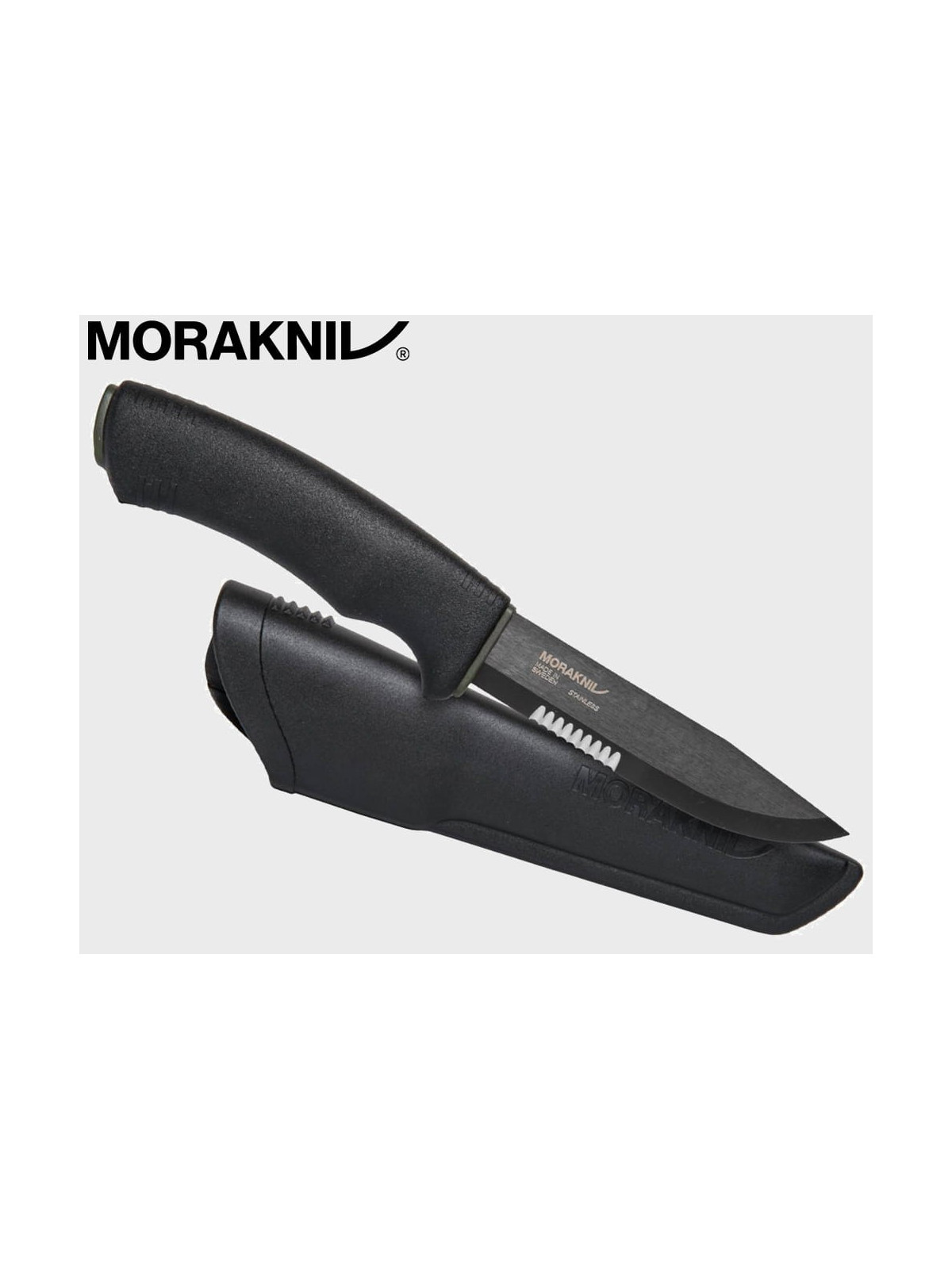 MORAKNIV NÓŻ BUSHCRAFT SRT 12491 STAL NIERDZEWNA CZARNY