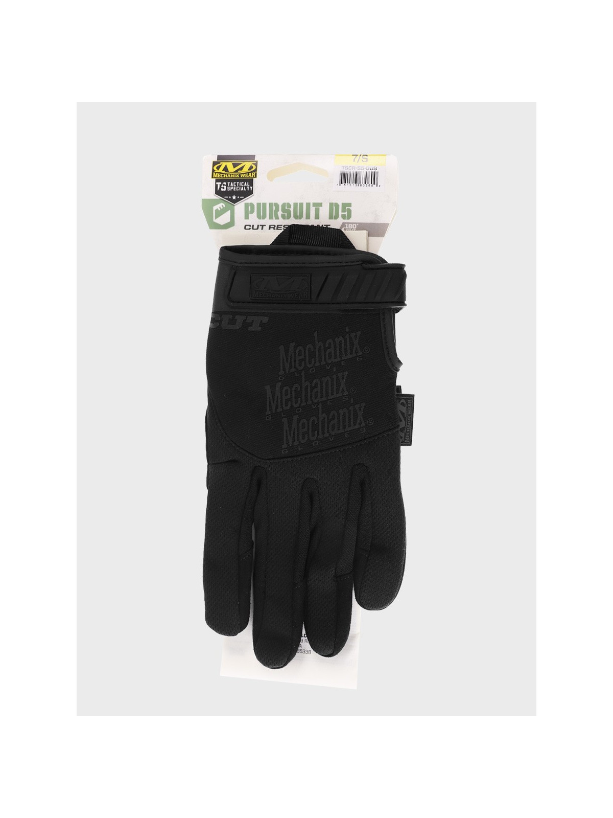 MECHANIX WEAR Rękawice Ochronne Antyprzecięciowe Pursuit D5 Taktyczne Czarne XXL