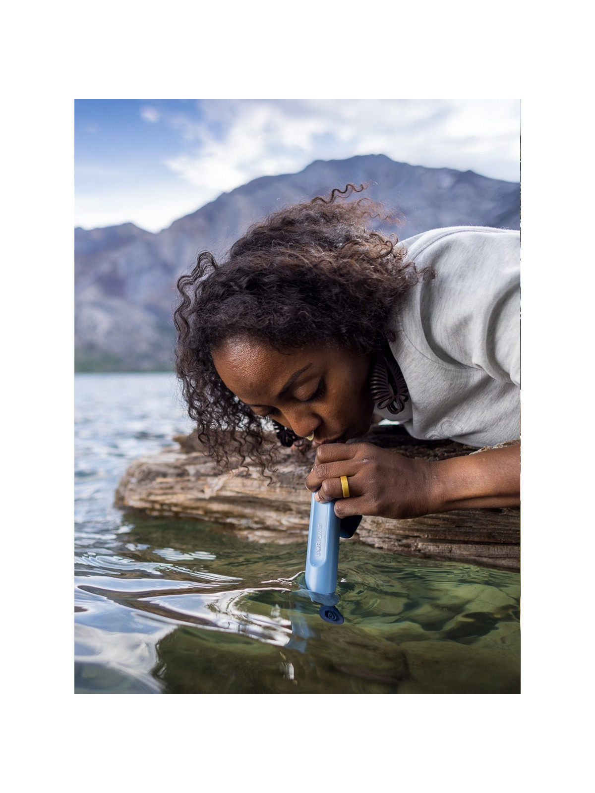 LifeStraw Filtr uzdatniający do wody Peak Personal Niebieski