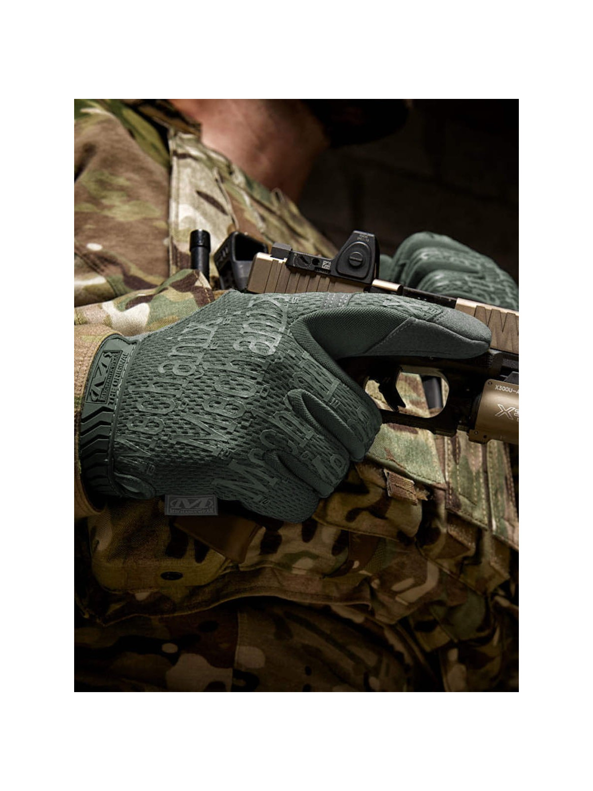MECHANIX WEAR Rękawice taktyczne THE ORIGINAL Oliwkowe XXL