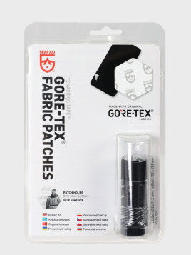 GearAid Łatki łaty do naprawy odzieży Gore-Tex Czarne