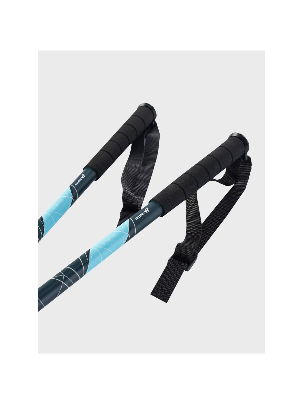MARTES SPORT Kije trekkingowe nordic walking składane antywstrząsowe TAURUS Niebieskie
