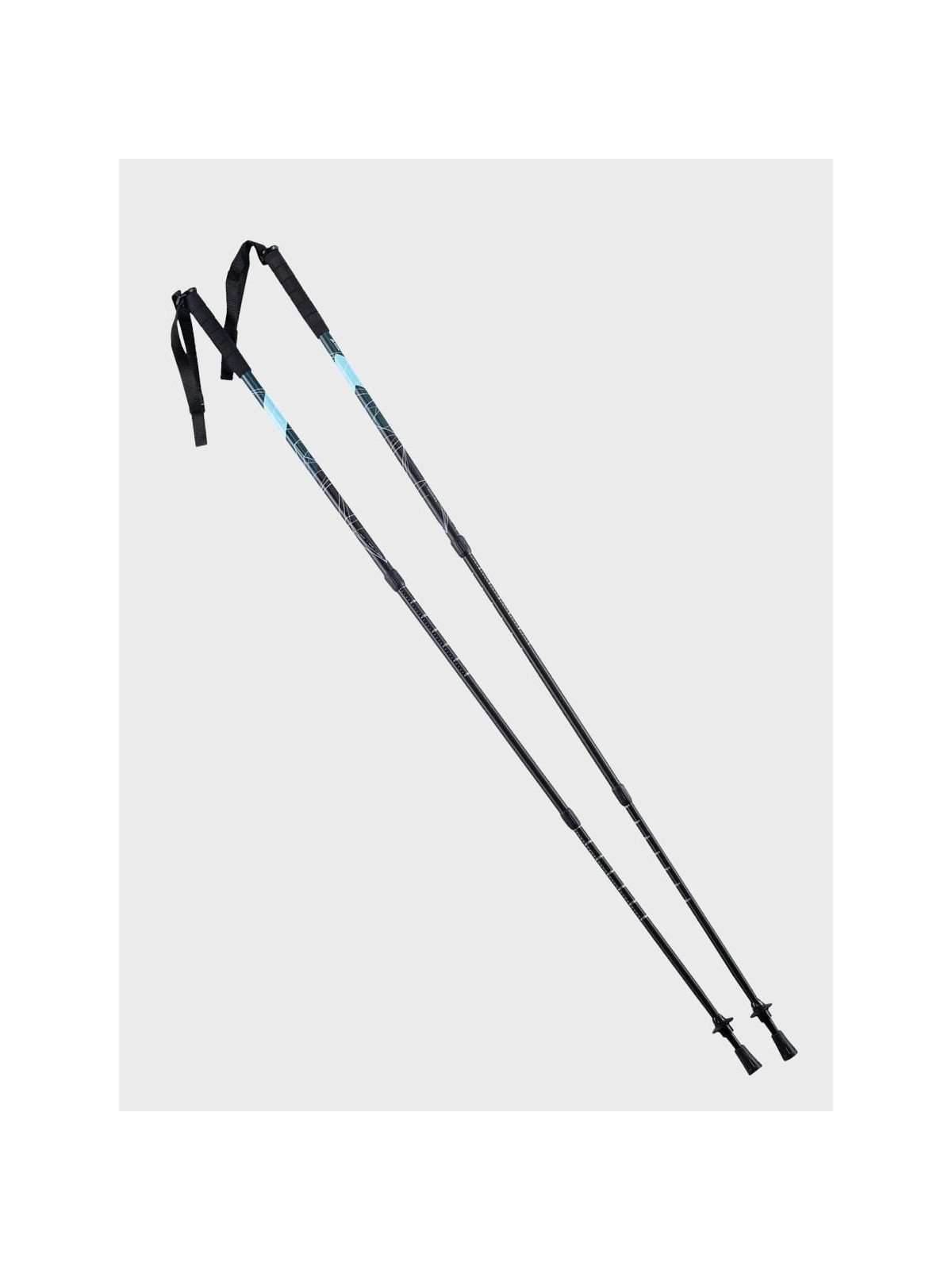 MARTES SPORT Kije trekkingowe nordic walking składane antywstrząsowe TAURUS Niebieskie