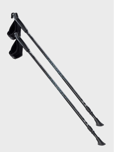 MARTES SPORT Kije trekkingowe nordic walking składane antywstrząsowe CENTAURUS Czarne