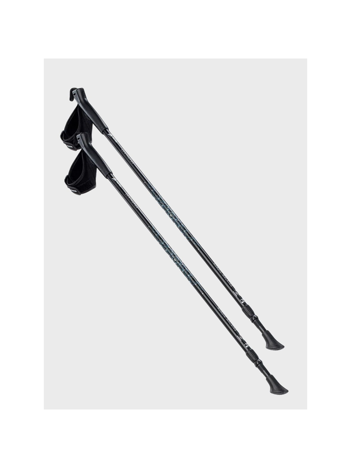 MARTES SPORT Kije trekkingowe nordic walking składane antywstrząsowe CENTAURUS Czarne