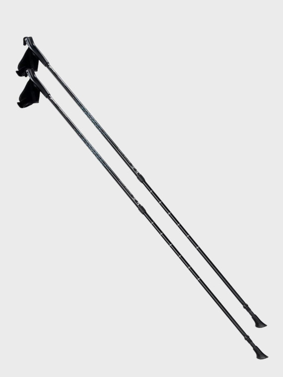 MARTES SPORT Kije trekkingowe nordic walking składane antywstrząsowe CENTAURUS Czarne