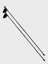 MARTES SPORT Kije trekkingowe nordic walking składane antywstrząsowe CENTAURUS Czarne