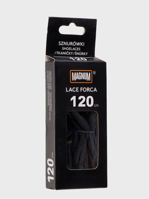 MAGNUM SZNURÓWKI SZNUROWADŁA DO BUTÓW LACE FORCA Czarne 180