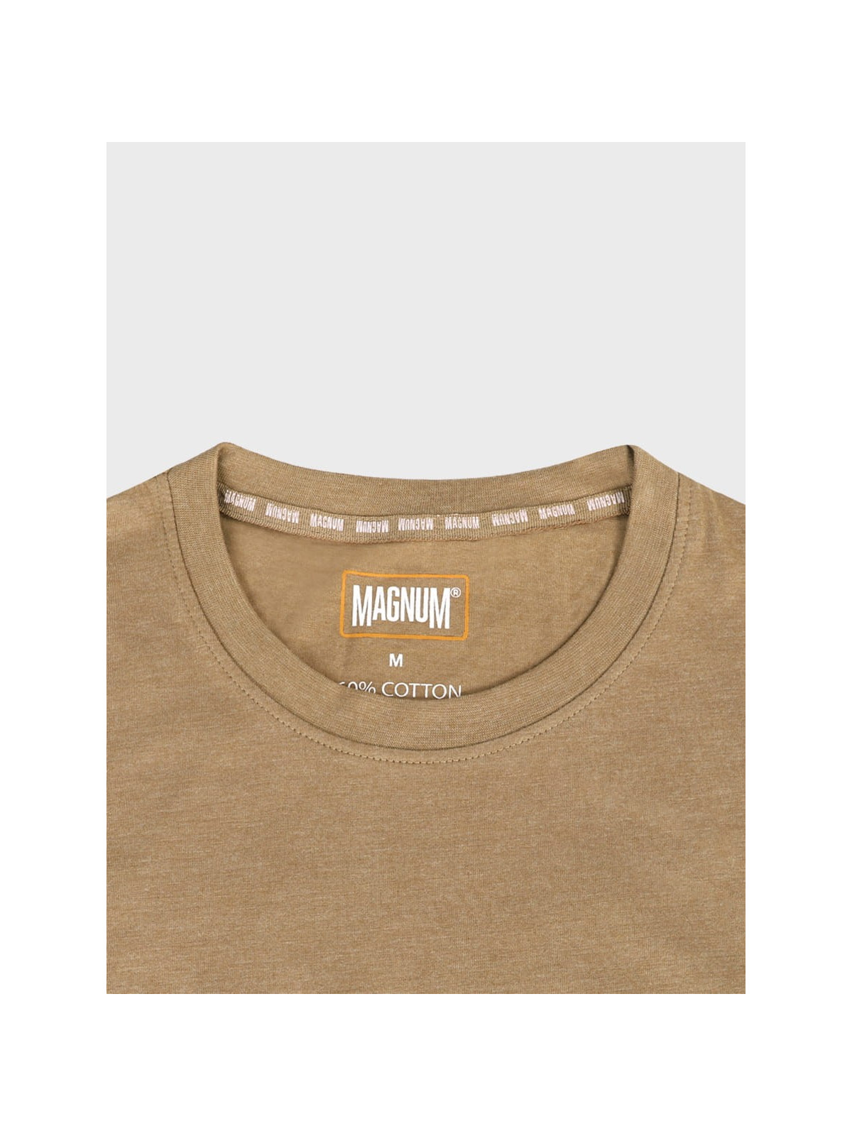MAGNUM KOSZULKA T-SHIRT ESSENTIAL 2.0 ŻÓŁTY MELANŻ XXL