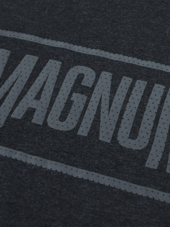 MAGNUM KOSZULKA T-SHIRT ESSENTIAL 2.0 CZARNY MELANŻ XXL