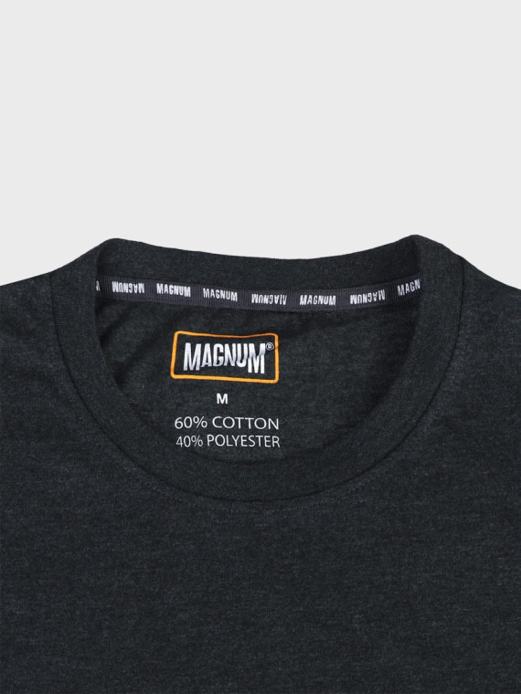 MAGNUM KOSZULKA T-SHIRT ESSENTIAL 2.0 CZARNY MELANŻ XXL