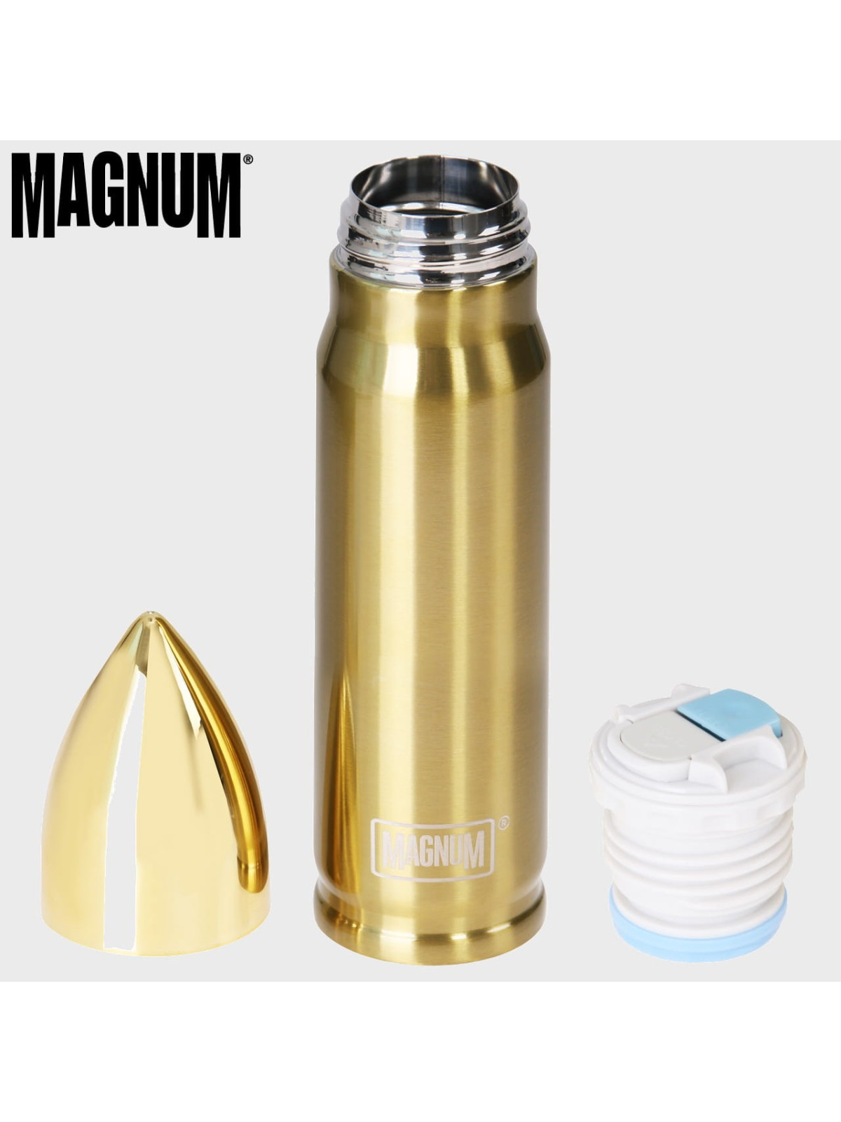 MAGNUM TERMOS PRÓŻNIOWY BULLET NABÓJ 500ml ZŁOTY
