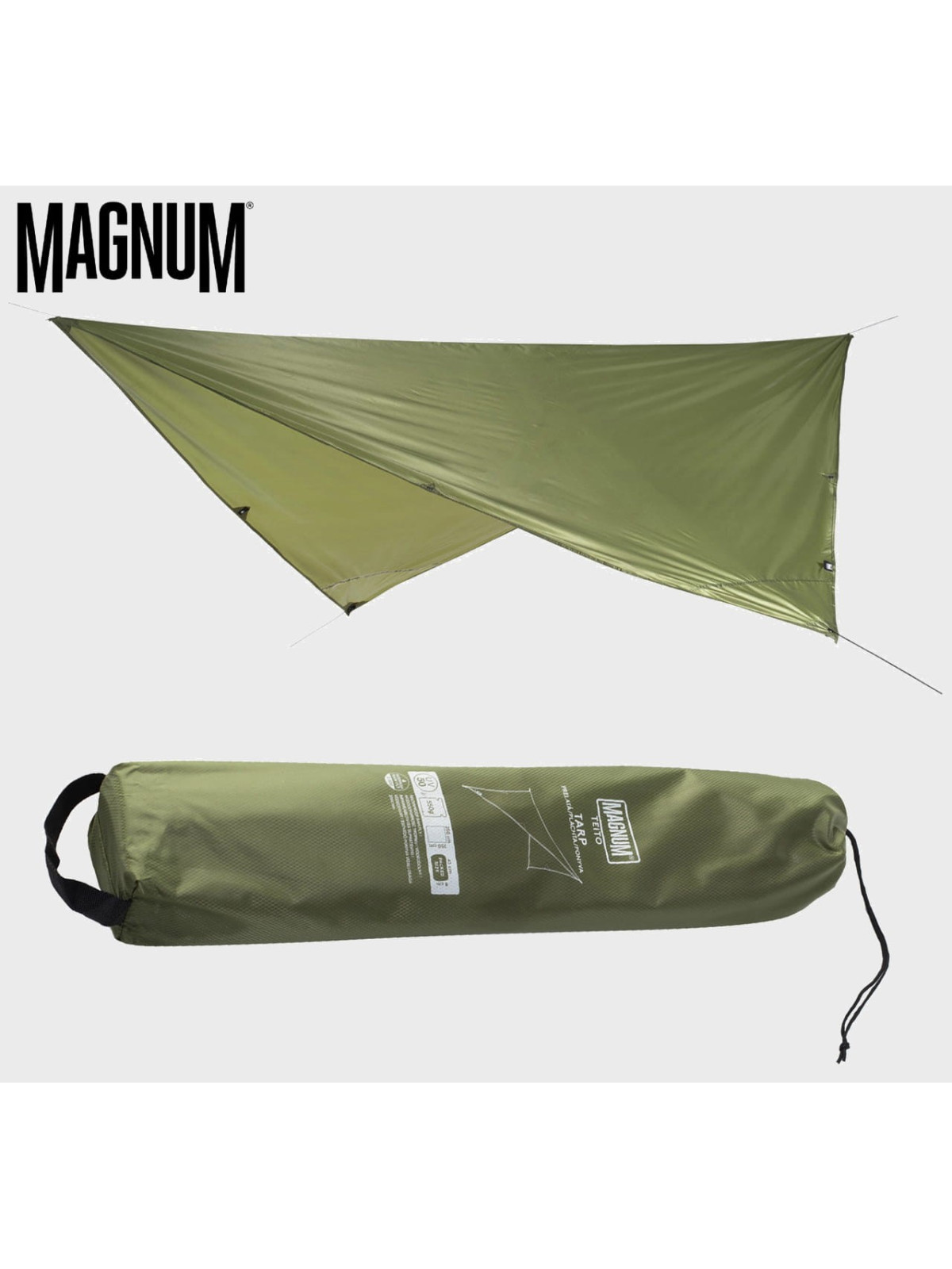 MAGNUM TARP TEITO PLANDEKA PŁACHTA OLIWKOWA