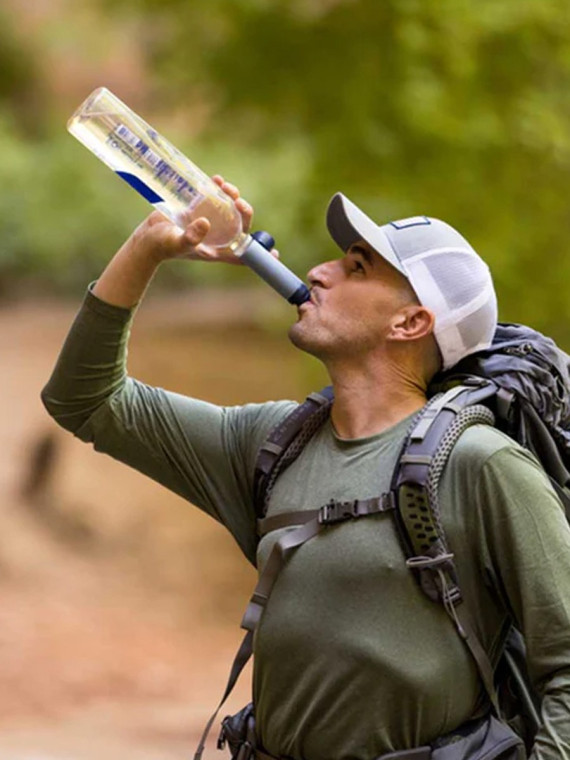 LifeStraw Filtr uzdatniający do wody Peak Solo Niebieski